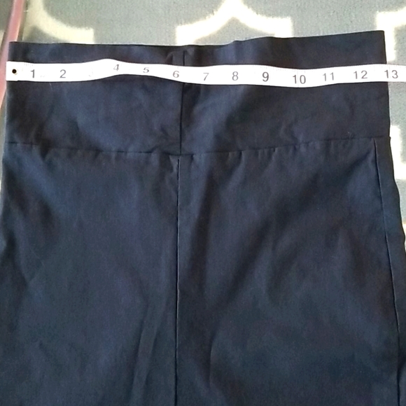Black Pull On Pencil Skirt - Picture 5 of 6